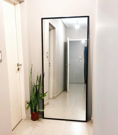 ESPEJO DECONFORT RECTANGULAR NEGRO CON MARCO