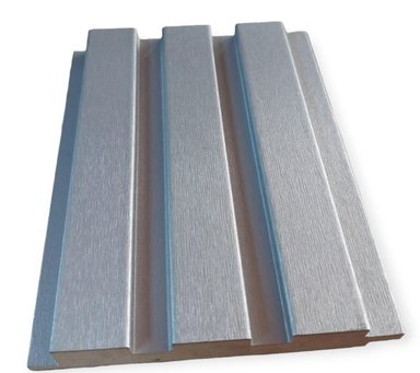 PANEL DECONFORT FORTEZA WALL MDF 280 X 12 CM PLATA 6 PIEZAS