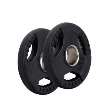 DISCOS OLÍMPICOS XTREME SPORT PESAS 2.5KG X 2 CAUCHO/ACERO