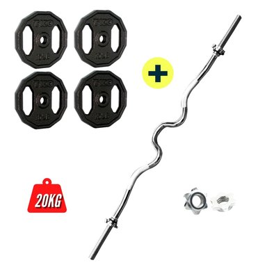 BARRA XTREME SPORT W+20KG DISCOS COMBO