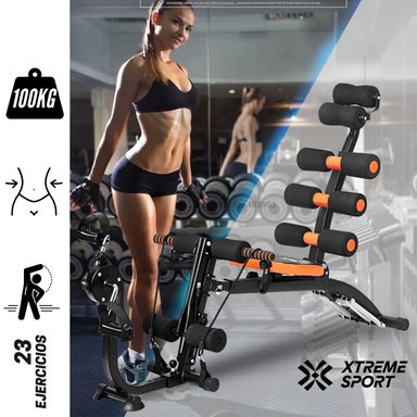 BANCA ABDOMINAL SIX PACK BIKE 23 EN 1 + LIGAS - 3
