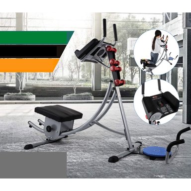BANCA ABDOMINALES FULL XTREME POWER CON DISCO + PESAS - 6