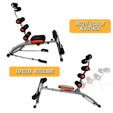 BANCA ABDOMINAL SIX PACK BIKE 22 EN 1 + LIGAS - 4