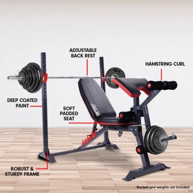 BANCA XTREME SPORT EJERCICIOS IRON GYM CON SOPORTE ULTITRAINER - 5