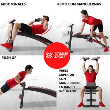 BANCA XTREME SPORT FORTE GYM CON LIGAS MULTIFUNCIÓN - 5