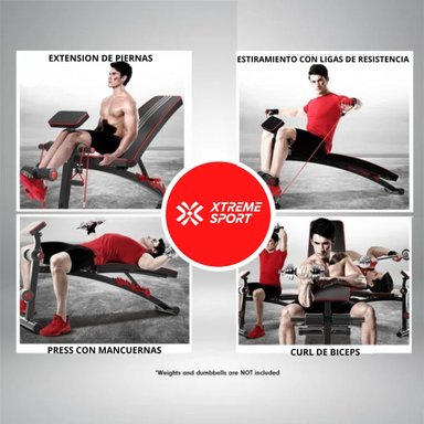 BANCA XTREME SPORT FORTE GYM CON LIGAS MULTIFUNCIÓN - 6