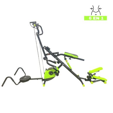 MÁQUINA ABDOMINAL XTREME SPORT REVOMAX 6 EN 1 CON ESCALADORA