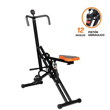 MÁQUINA ABDOMINAL XTREME SPORT POWER CON PISTON HIDRAULICO