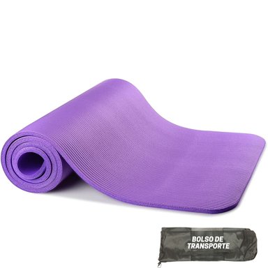 MAT DE YOGA FITNESS DE 15 MM EXTRA GRUESO+ BOLSA