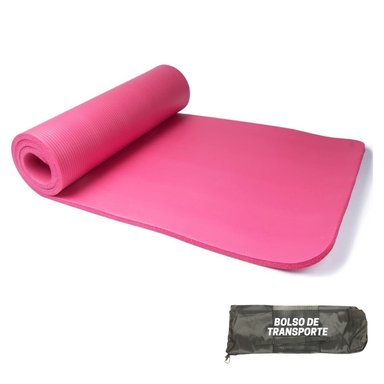 MAT DE YOGA FITNESS DE 15 MM EXTRA GRUESO+ BOLSA