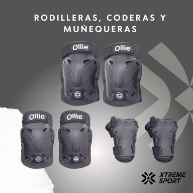 KIT DE PROTECCION PARA CICLISMO, PATINAJE