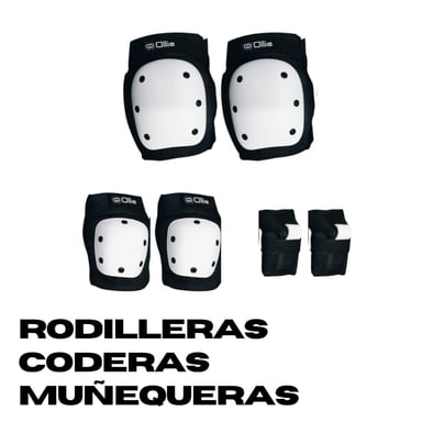 COMBO CASCO Y KIT DE PROTECCION CICLISMO SKATE - 2