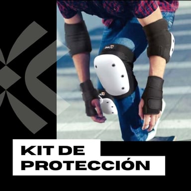 COMBO CASCO Y KIT DE PROTECCION CICLISMO SKATE - 3