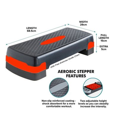 STEP AEROBIC DE 2 NIVELES DE ENTRENAMIENTO