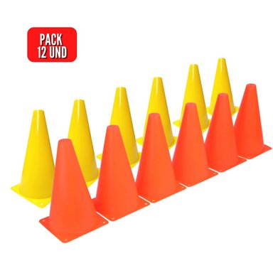 CONOS XTREME SPORT DEPORTIVOS FÚTBOL Y ENTRENAMIENTO PACK 12 UNIDADES