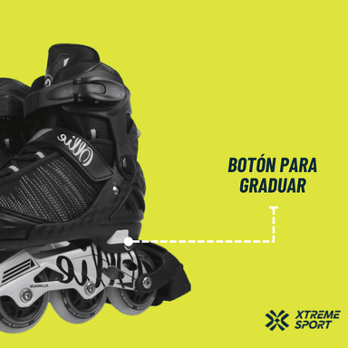 PATINES LINEALES ROLLER 34 AL 37 GRADUABLE - 3