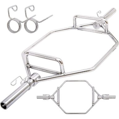 BARRA HEXAGONAL XTREME SPORT ACERO OLIMPICA PRO TRAP BAR