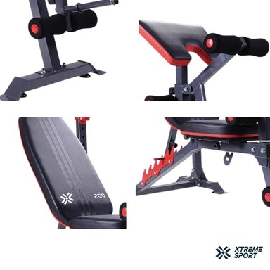 COMBO OLIMPICO BANCA MULTITRAINER IRON BARRA DISCO - 3