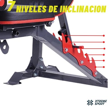 COMBO OLIMPICO BANCA MULTITRAINER IRON BARRA DISCO - 6