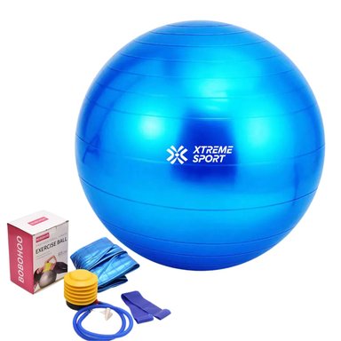 PELOTA BOBATH YOGA Y PILATES XTREME DE 75 CM + INFLADOR