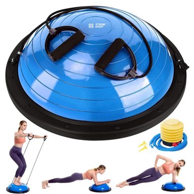 BALON BOSU + LIGAS PELOTA DE EQUILIBRIO 150KG