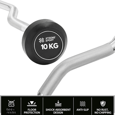 BARRA Z PESO FIJO DE 10KG - 2