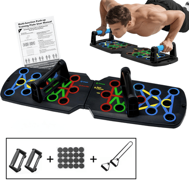 TABLERO DE FLEXIONES PUSH UP MULTIFUNCION HOMBROS ESPALDA