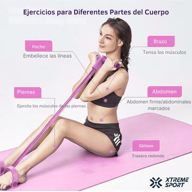 LIGAS DE TENSION MULTIFUNCION X 6 TUBOS ABDOMINALES - 3