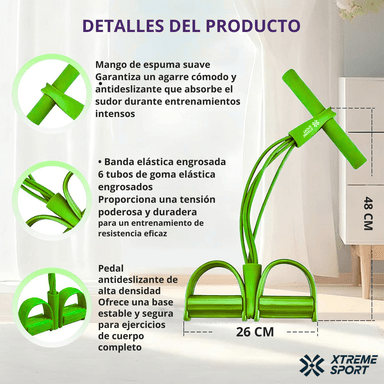 LIGAS DE TENSION MULTIFUNCION X 6 TUBOS ABDOMINALES - 2