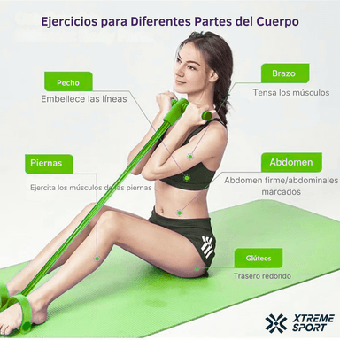 LIGAS DE TENSION MULTIFUNCION X 6 TUBOS ABDOMINALES - 4