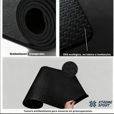 MAT PISO DE YOGA ANTIDESLIZANTE EVA 90 CM ANCHO IMPERMEABLE PARA YOGA Y PILATES - 3