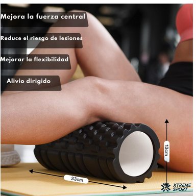 COMBO PILATES PRO 6 EN 1 PELOTA+BANDAS+MAT+ARO+ROLLER+CALCETINES ANTIDESLIZANTES - 4