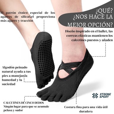 COMBO PILATES PRO 6 EN 1 PELOTA+BANDAS+MAT+ARO+ROLLER+CALCETINES ANTIDESLIZANTES - 7