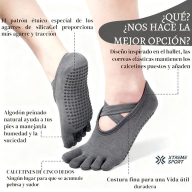 COMBO PILATES PRO 6 EN 1 PELOTA+BANDAS+MAT+ARO+ROLLER+CALCETINES ANTIDESLIZANTES - 7