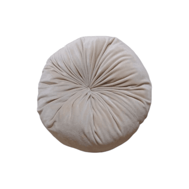COJIN ZARA ALMOHADAS.PE 38CM BEIGE REDONDO CARACOL