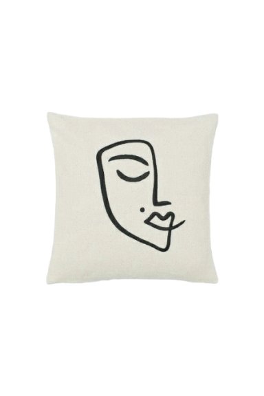 FUNDA ZARA ALMOHADAS.PE MINIMALISTA 40CM NORDICO MEDIO ROSTRO