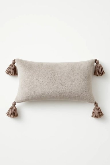 COJÍN DECORATIVO BOREAL MARRÓN NIEVE 28X50 CM BY ZALMOHADAS