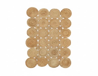 ALFOMBRA RECTANGULAR MAR DE SOLES DE FIBRA NATURAL 120 CM X 160 CM – ZALMOHADAS