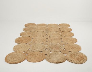ALFOMBRA RECTANGULAR MAR DE SOLES DE FIBRA NATURAL 120 CM X 160 CM – ZALMOHADAS - 4
