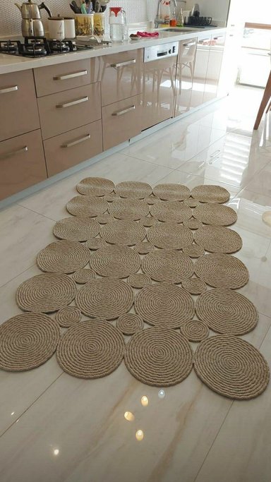 ALFOMBRA RECTANGULAR MAR DE SOLES DE FIBRA NATURAL 120 CM X 160 CM – ZALMOHADAS - 7