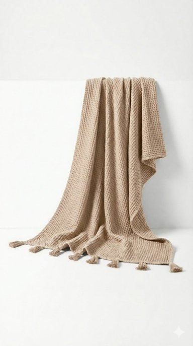 MANTA AURA MAIZ – CONFORT Y ELEGANCIA 195 X250 CM ZALMOHADAS