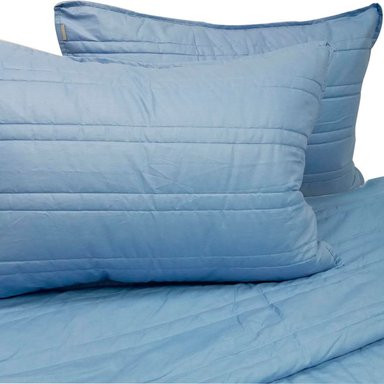 CUBRECAMA ACERO KING 100% ALGODON 220 HILOS C/FUNDA SHAM - 2