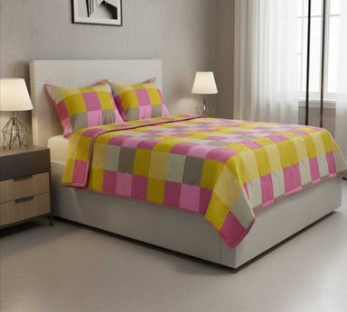 CUBRECAMA 50% ALGODON ARADIA QUEEN CON FUNDA SHAM FREE HOME