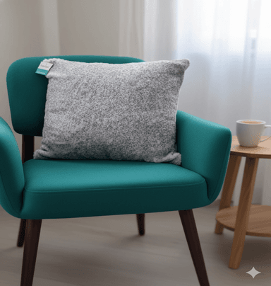 COJIN FREE HOME 45X45CM GRIS FLANNEL