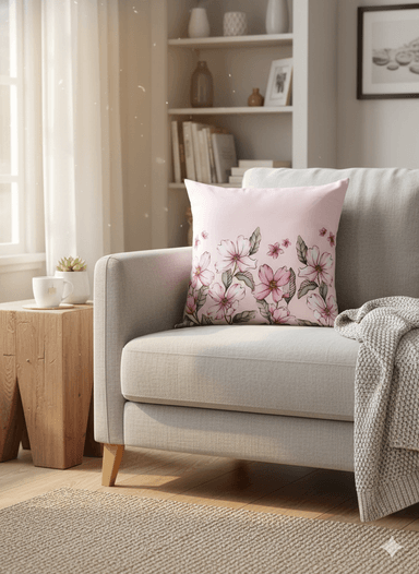 COJIN DECORATIVO FLORES