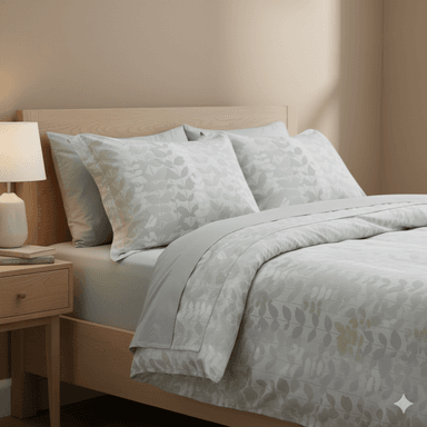 EDREDON 100% ALGODON 180 HILOS CON FUNDA SHAM GREDEL QUEEN +