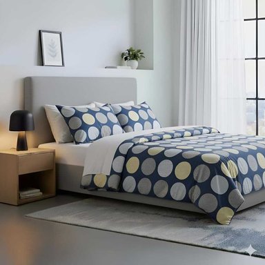 EDREDON 100% ALGODON CON FUNDA SHAM QUEEN KABUL FREE HOME PREMIUM