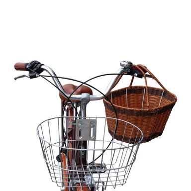BICICLETA BOX VINTAGE ARO 26 CON SHIMANO TOURNER - NEGRO CON MARRON - 2