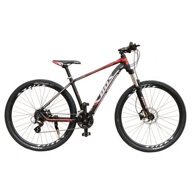 BICICLETA MOUNTAIN BIKE BOX BIKE EVANS ARO 29 ROJO CON FRENOS HIDRÁULICOS