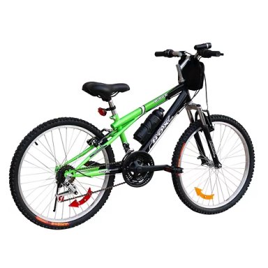 BICICLETA BOX MTB CON SUSPENSIÓN DELANTERA ARO 24 - NEGRO CON VERDE - 3